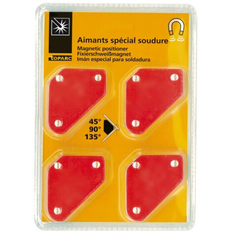 Toparc 044180  Magnet-Schweißwinkel, 4er