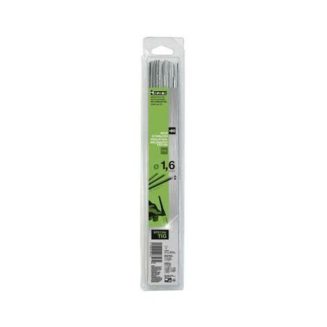Toparc 087262 Baguettes de soudage TIG acier inoxydable 316L A391622
