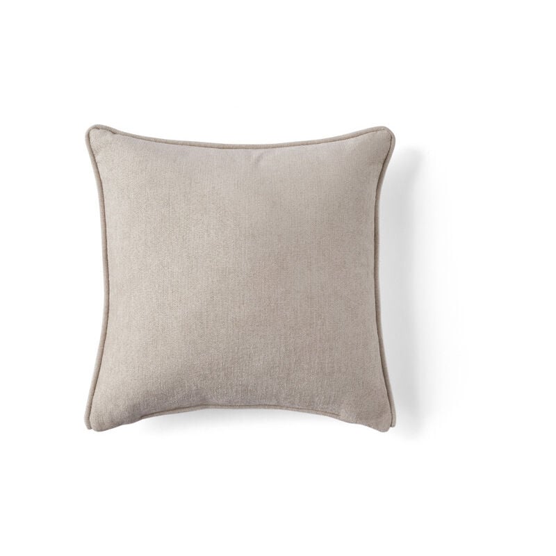 Topaze - coussin - en tissu - 40x40 cm - beige