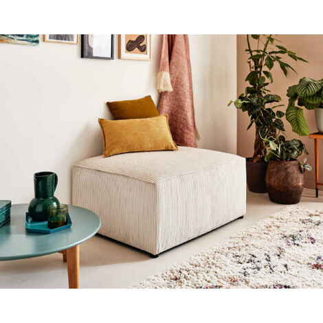 Topaze - hocker - aus cord - beige