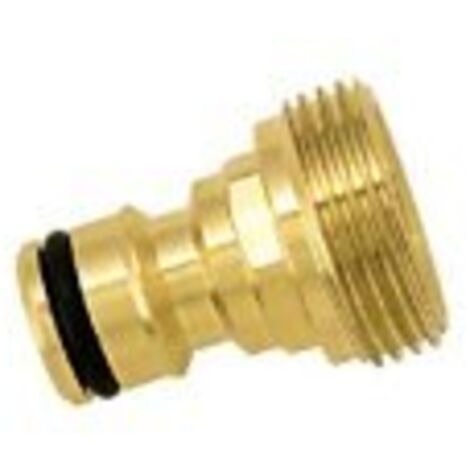 Topcar – Adaptateur rapide mâle laiton 20 x 27 mm – Raccord automatique pour systèmes d'arrosage – 18913