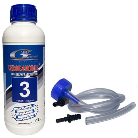 Topcar – Additif FAP cérine 3ème génération 1L – Pour véhicules Diesel avant Février 2010 – Améliore la régénération du filtre à particules