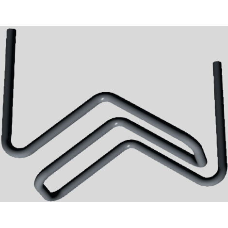 TOPCAR - Agrafe 0.8 angle exterieur – sachet de 50 - MAP17 - Ce produit de marque TOPCAR est neuf.
