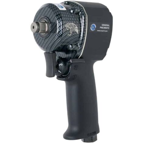 Topcar – Clé à chocs pneumatique 1/2" 1173 Nm – Système de frappe TWIN-HAM MER – Pour travaux en espaces réduits – GP1303