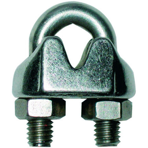 TOPCAR - Serre-câble étrier d.6mm inox aisi 316 - 5285c - Ce produit de marque LEVAC est neuf.