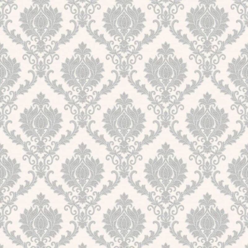 

Topchic Papel de pared Classic Ornaments gris claro - Gris