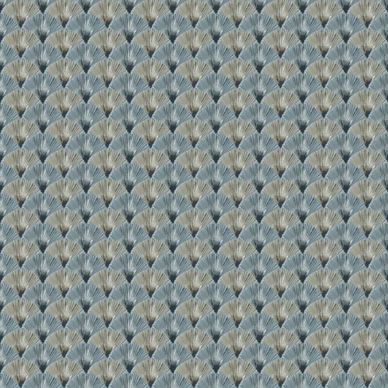 

Papel de pared Fans azul - Azul - Topchic