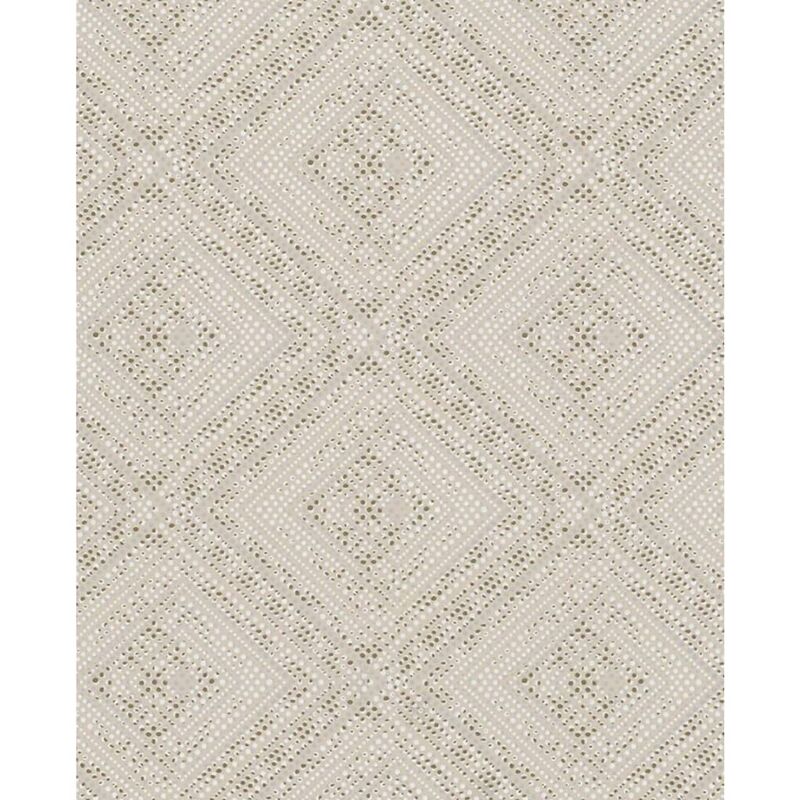 

Papel de pared Tone On Tone Diamonds beige metálico - Topchic