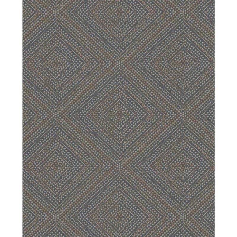 

Papel de pared Tone On Tone Diamonds negro metálico - Topchic