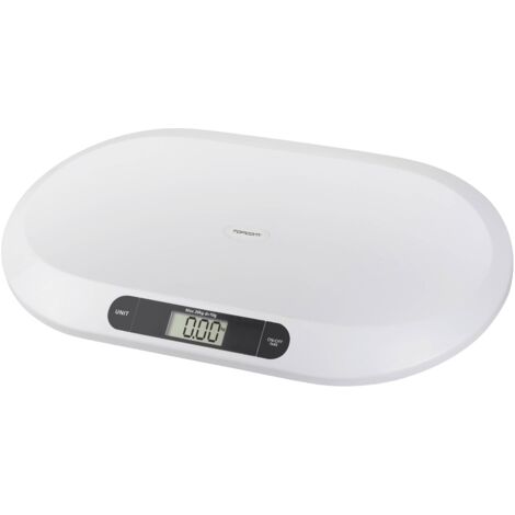 Topcom WG-2490 Pèse-bébé WG-2490 numérique Plage de pesée (max.)=20 kg blanc