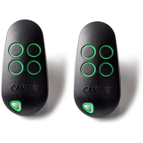 UNION TOPD4REN 806TS-0290 Télécommande Portail Came de Porte de Garage Rolling Code 4 Canaux Emetteur Transmet À 433,92MHz et 868,35MHz avec Code Tournant pour Éviter Les Interférences avec-2pcs D'autres Ra
