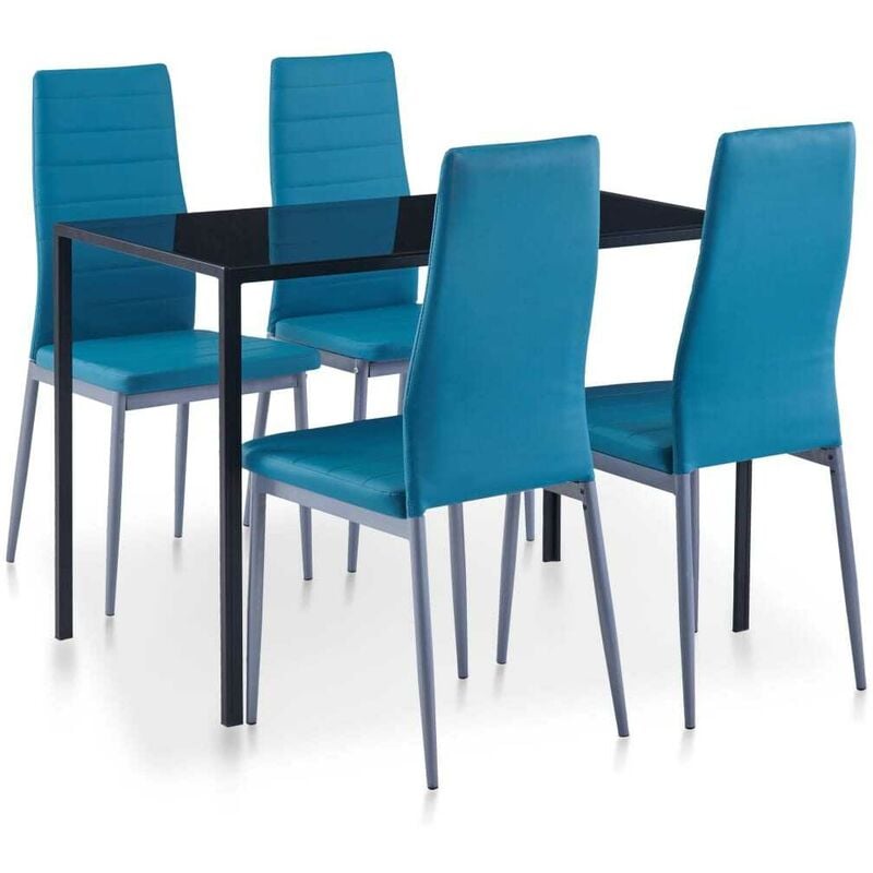 Topdeal - 5-tlg. Essgruppe Blau 23299