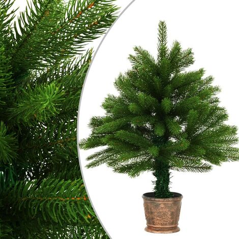 Topdeal Artificial Christmas Tree Lifelike Needles 65 cm Green VDFF24866_UK