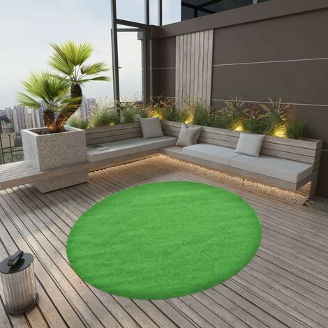 vidaXL Artificial Grass with Studs PP 5x1m Green Artificial Lawn Fake Lawn 