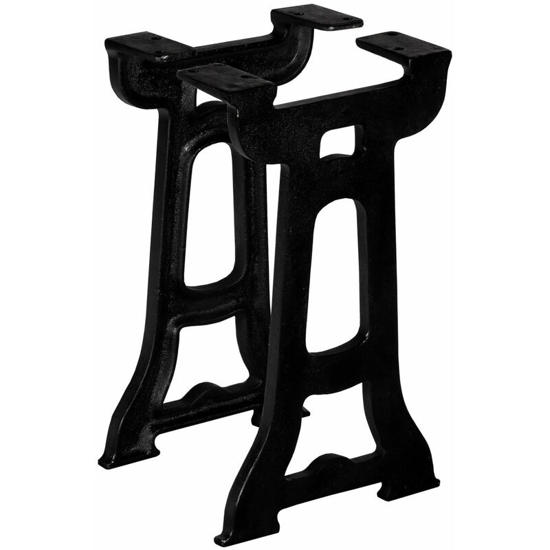 Topdeal Bench Legs 2 pcs Y-Frame Cast Iron VDTD11414