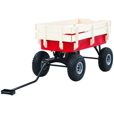 Topdeal Chariot à main 150 kg Rouge