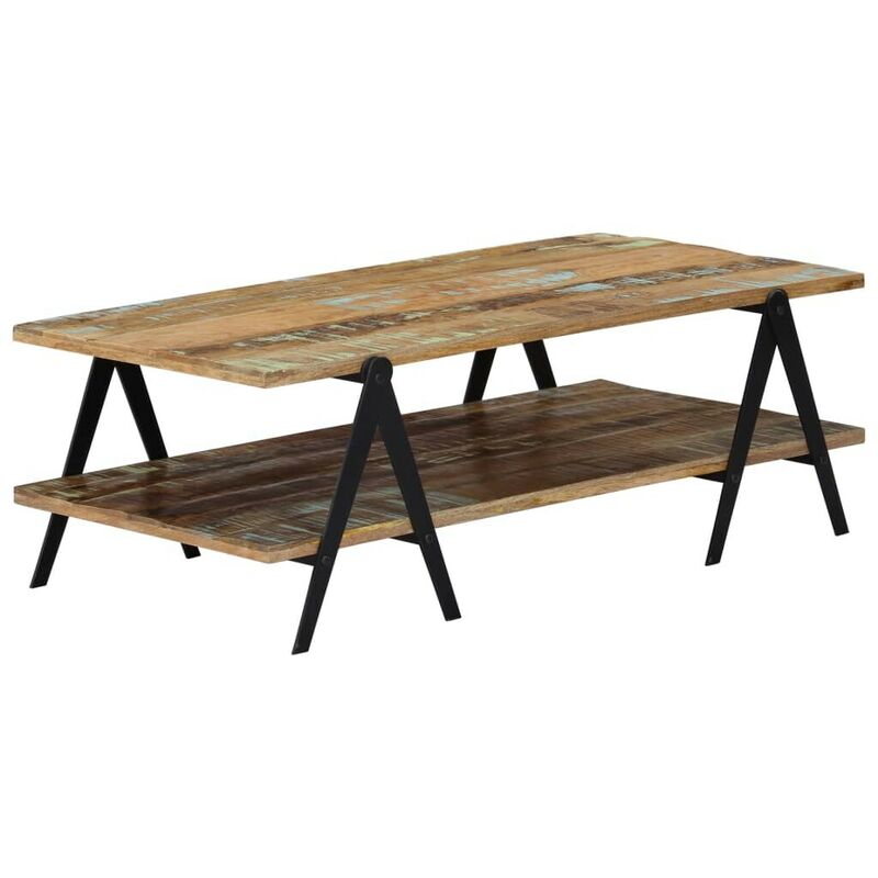 Couchtisch 115 x 60 x 40 cm Altholz Massiv 13934 - Topdeal