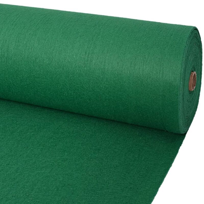 Topdeal - Exhibition Carpet Plain 1.6x12 m Green VDTD26053