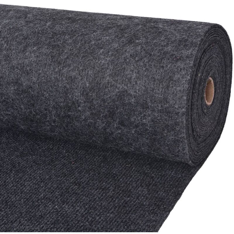 Topdeal - Exhibition Carpet Rib 1.6x10 m Anthracite VDTD26047