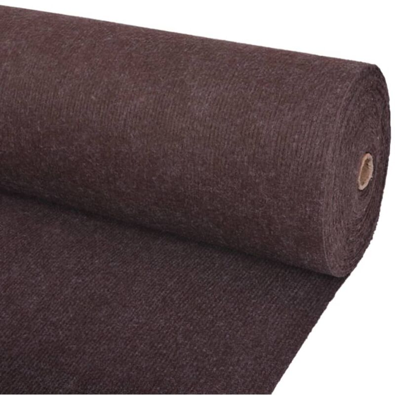 Topdeal - Exhibition Carpet Rib 1.6x10 m Brown VDTD26051