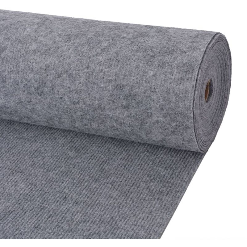 Topdeal - Exhibition Carpet Rib 1.6x10 m Grey VDTD26049