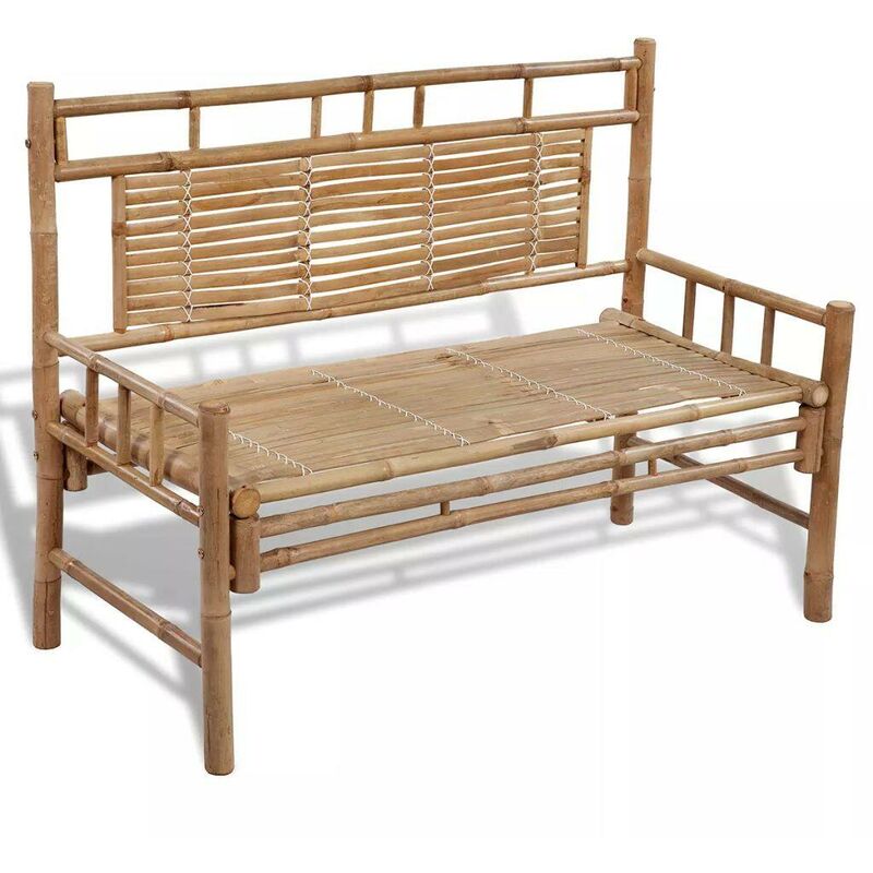 Topdeal - Gartenbank 120 cm Bambus 26543