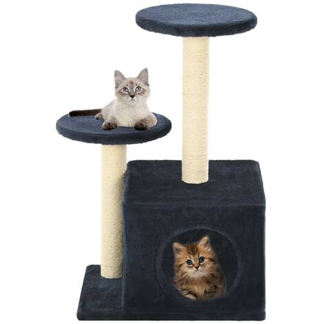 Topdeal Katzen-Kratzbaum Sisal 60 cm Dunkelblau 07078