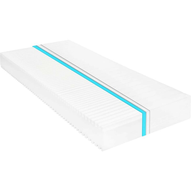 Topdeal Matratze 140 x 200 cm 7 Zonen PU Schaum 16 cm H2 H3 23886