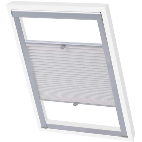 Topdeal Pleated Blinds White C02 VDTD00805