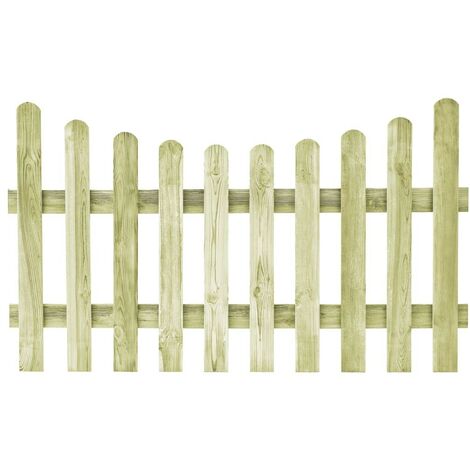 Topdeal Portillon de jardin Pin imprégné 170 x 100 cm VDFF29317_FR