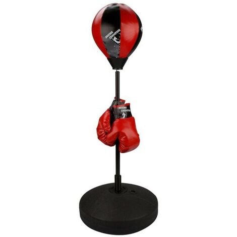 Topdeal Punching ball Avento reflex junior noir/rouge FF403548FR
