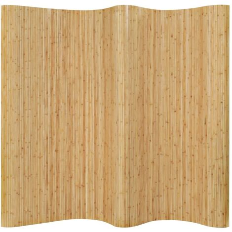 Topdeal Raumteiler Bambus 250x165 cm Natur 13111