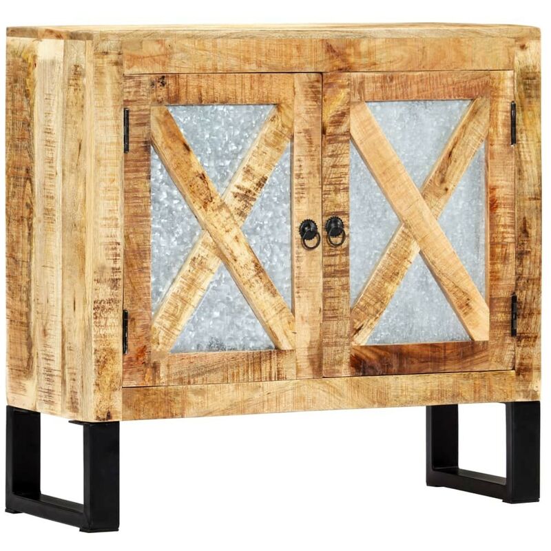 Topdeal - Sideboard 80 x 30 x 76 cm Massivholz Mango 23841