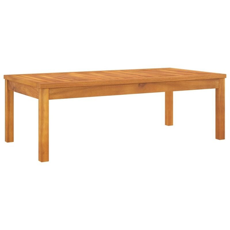 Topdeal - Table basse 100x50x33 cm Bois d'acacia solide FF311833_FR
