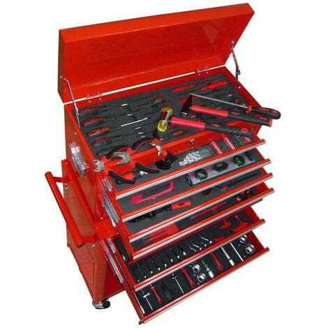 Topdeal Tool Trolley with Tools 7 Layers VDTD04483