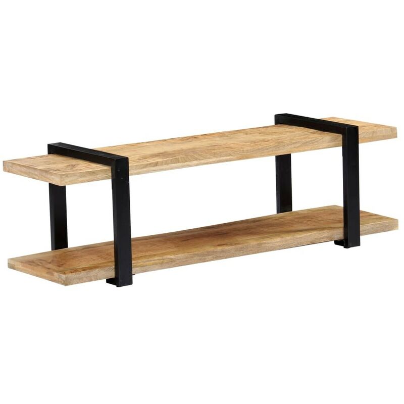 Topdeal - TV-Schrank 130 x 40 x 40 cm Massivholz Mango 13732