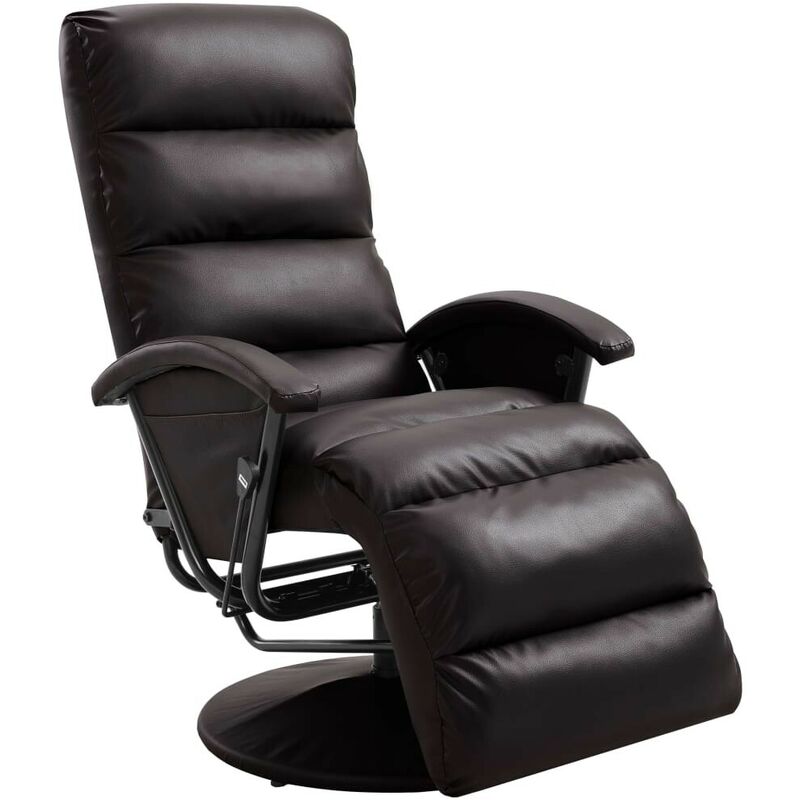 Topdeal - TV-Sessel Braun Kunstleder 14100