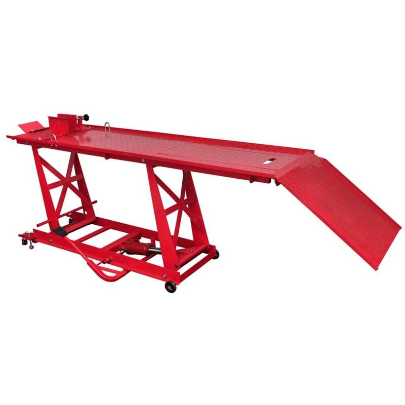 Pont élévateur plateforme hydraulique pour moto 450 kg - Topdeal
