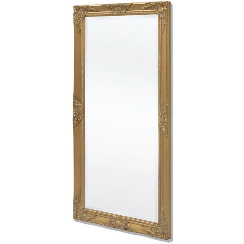 Topdeal - VDTD09976_FR Miroir mural Style baroque 120 x 60 cm Doré