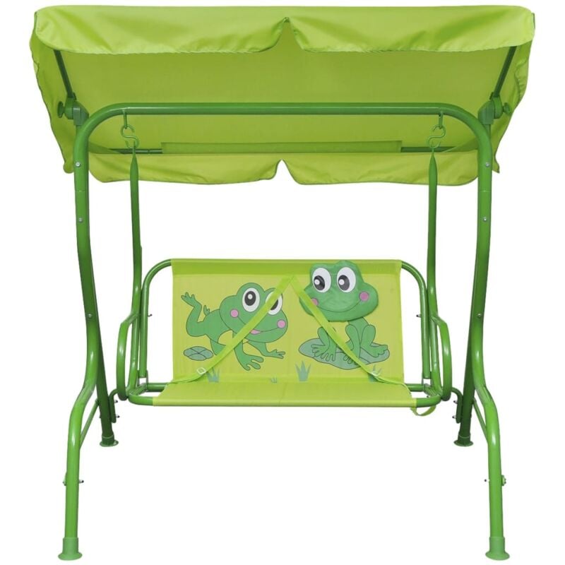 Inlife Siège balançoire pour enfants vert