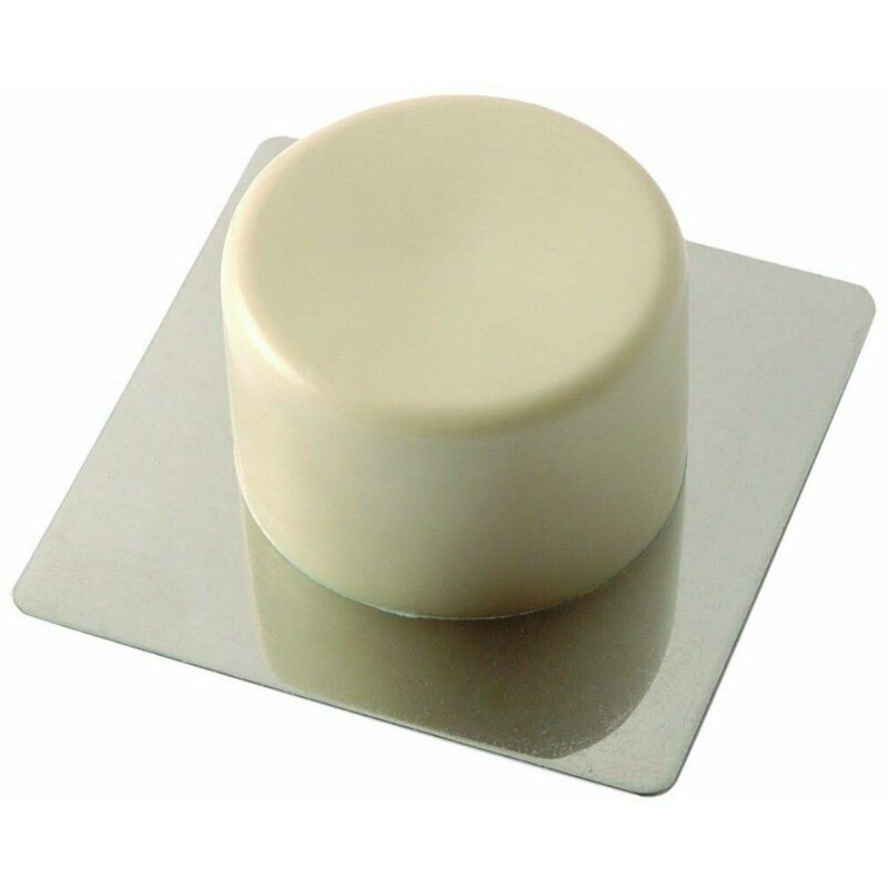 

Tope adhesivo base Inox Color blanco Contenido Blister de 2 unidadesMedidas:40 x 40