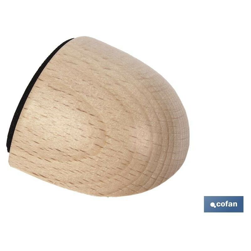 

Tope adhesivo ovalado nogal venta unitaria