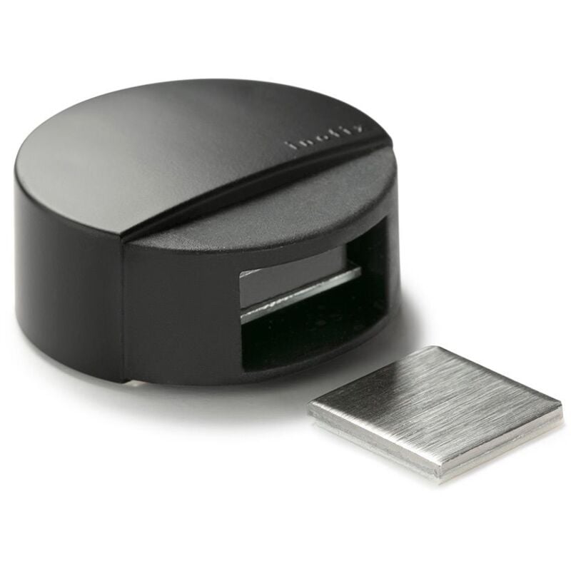 Butee de porte magnetique noir Inofix 2037-8-
