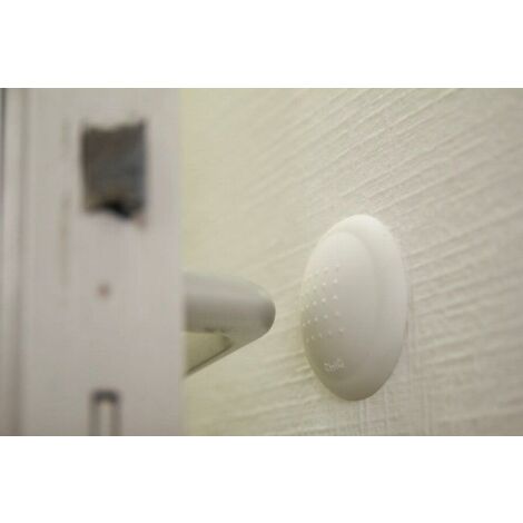 Tope de puerta adhesivo de elastómero blanco Elior CIVIC INDUSTRIE - Ø60 x Ht.15 mm - 88902790