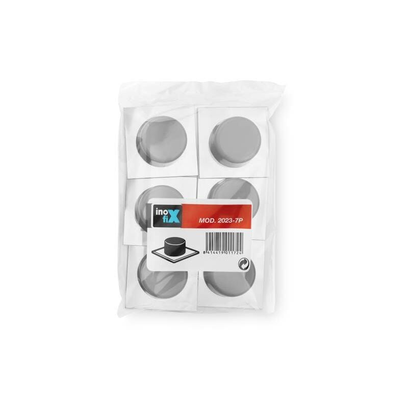 

Tope de puerta adhesivo gris. Bolsa de 6 unidades - Inofix