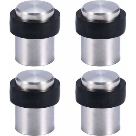 Tope de puerta de acero inoxidable ZVD de 4,6 cm (juego de 4)