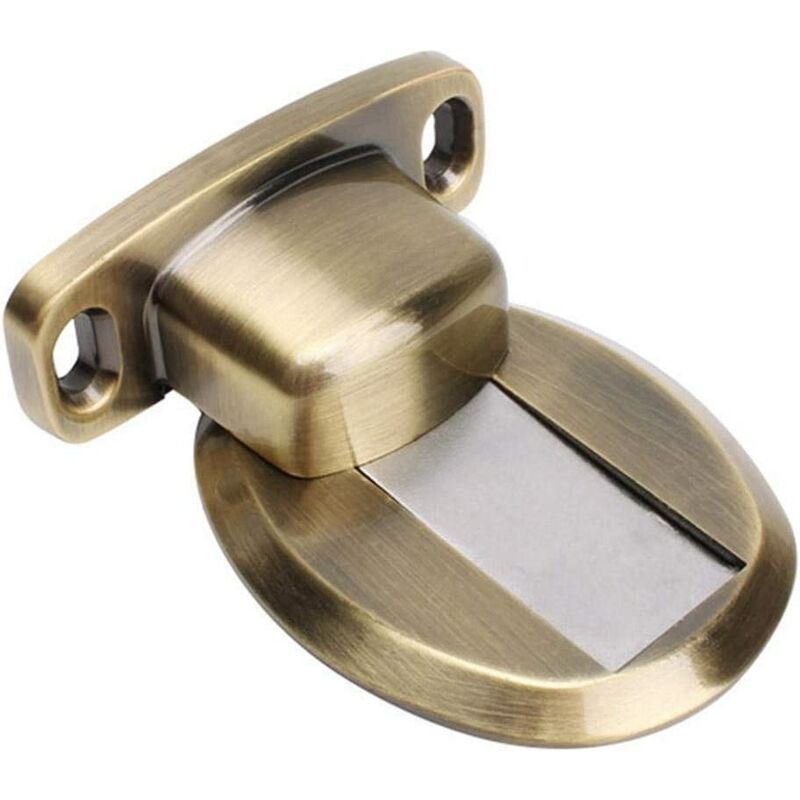 

Tope de puerta de aleación de zinc, tope de puerta magnético sin taladro Tope de puerta de metal de acero inoxidable Tope de puerta inferior, soporte