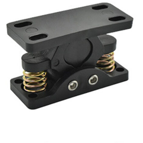Tope de puerta de plástico/aleación de zinc de alta resistencia, rodamiento de bolas grande, cerradura con resorte, tope de puerta duradero de plástico/metal.