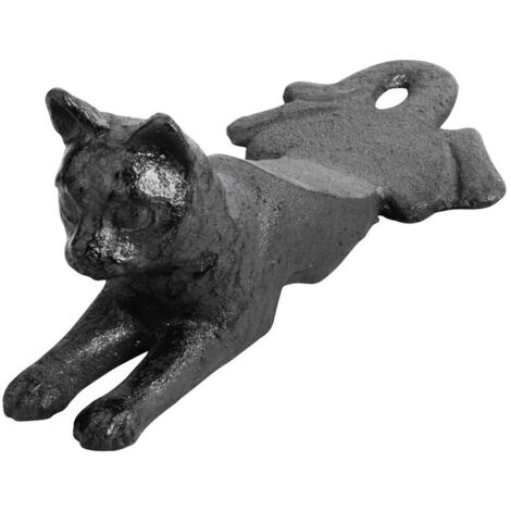 Tope de puerta en forma de gato