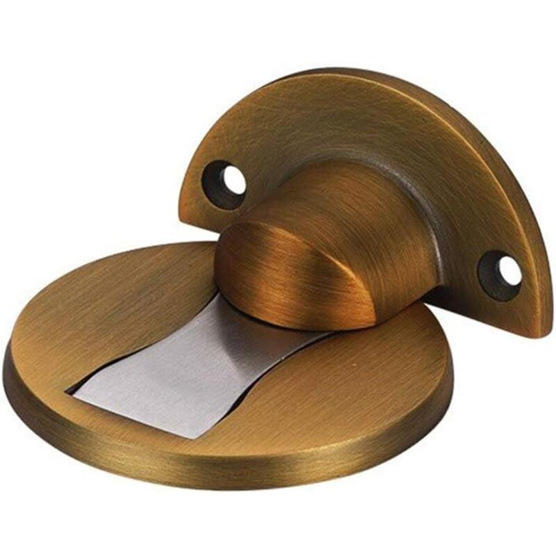 Tope de puerta magnético de acero inoxidable 304, Tope de puerta para hogar, hotel, restaurante, oficina, latón amarillo, AAFGVC